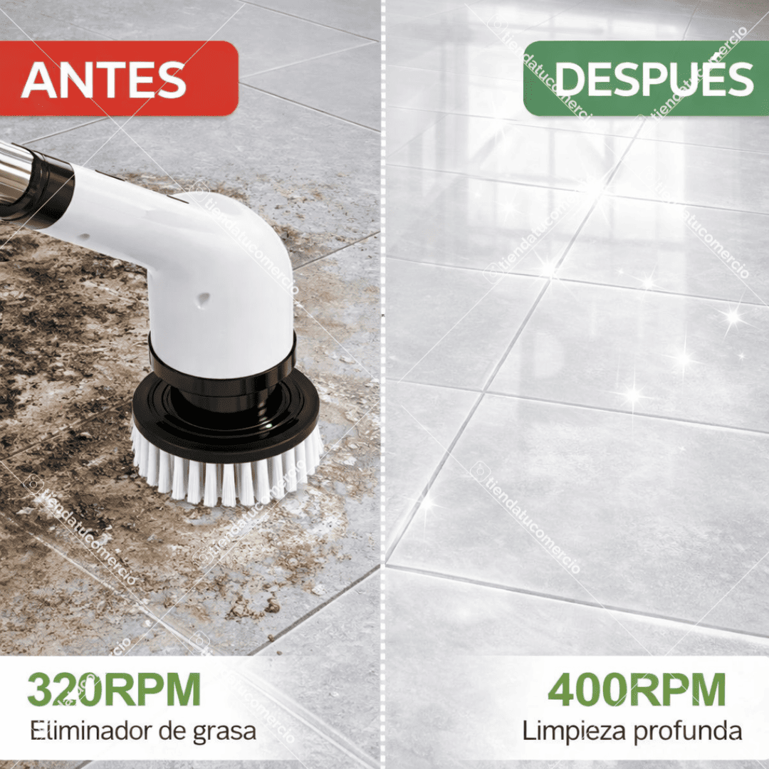 Cepillo limpiador extensible 9 en 1 Inalambrico