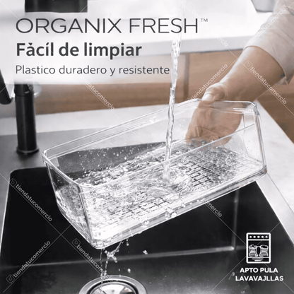 ORGANIX FRESH™ — Sistema de Organización con Drenaje inteligente x7