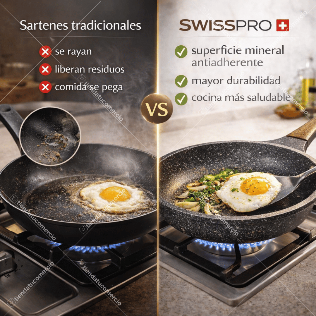 SWISSPRO™ — Set Premium Antiadherente x3