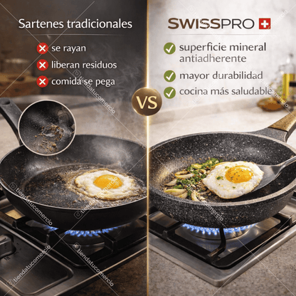 SWISSPRO™ — Set Premium Antiadherente x3
