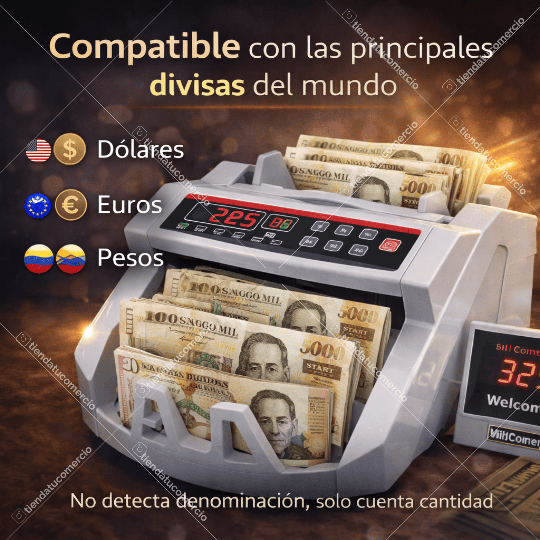 CASHMASTER PRO™ — Contadora Profesional Multimoneda 900/min