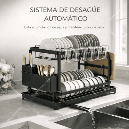 NovaRack™ – Escurridor Premium de 2 Niveles