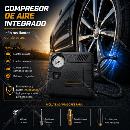 VOLTIX PRO 4X™  – Kit de Emergencia Automotriz 4 en 1