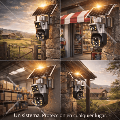 DUALVISION SOLAR™ — Cámara solar 4G Inteligente