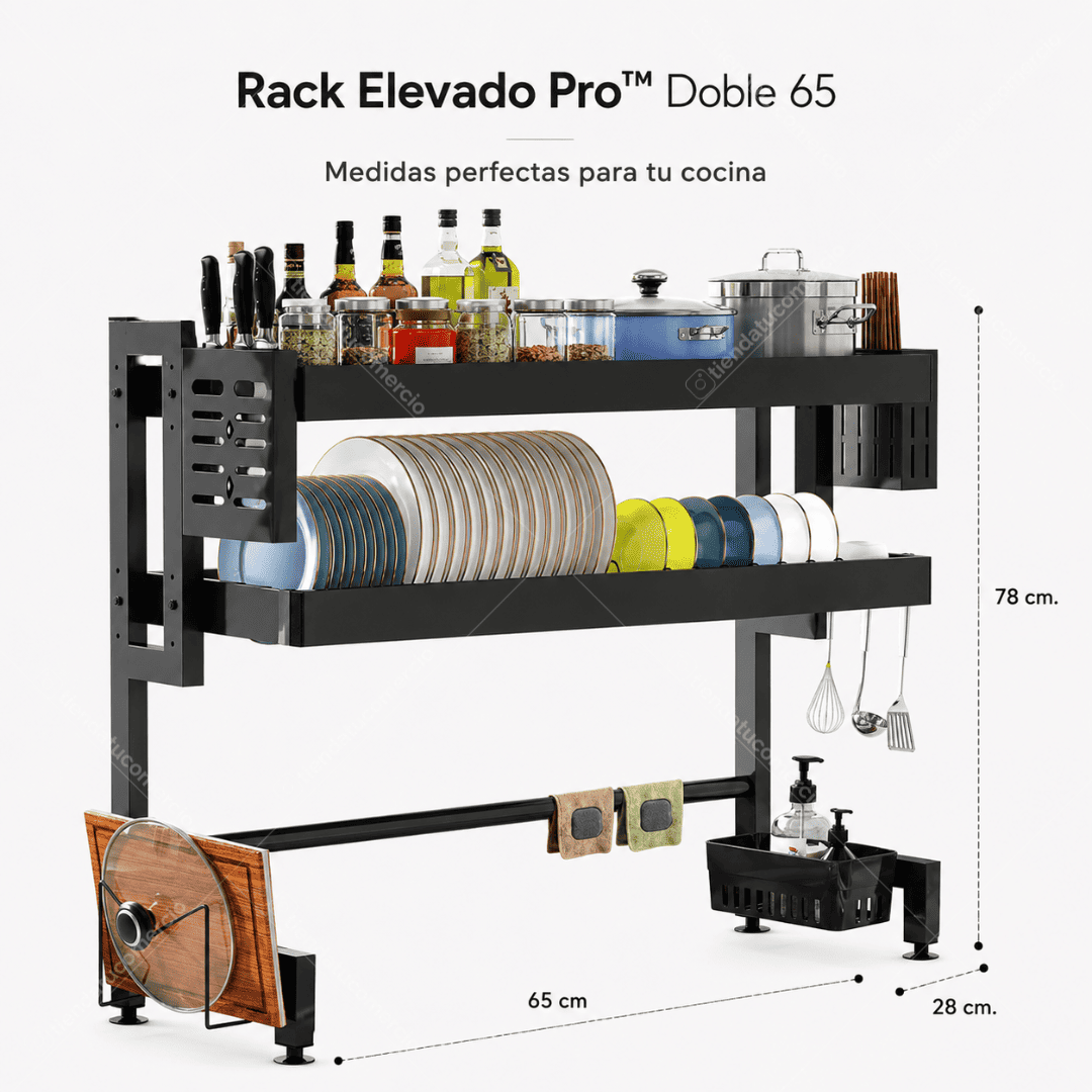 Rack Elevado Pro™ Doble 65