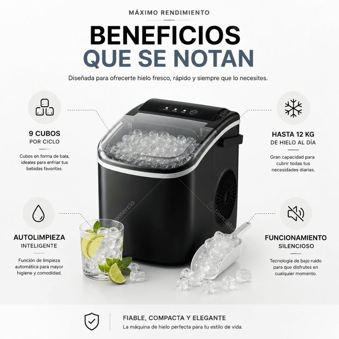 SUPER ICE MAKER™ - Maquina de hielo portatil
