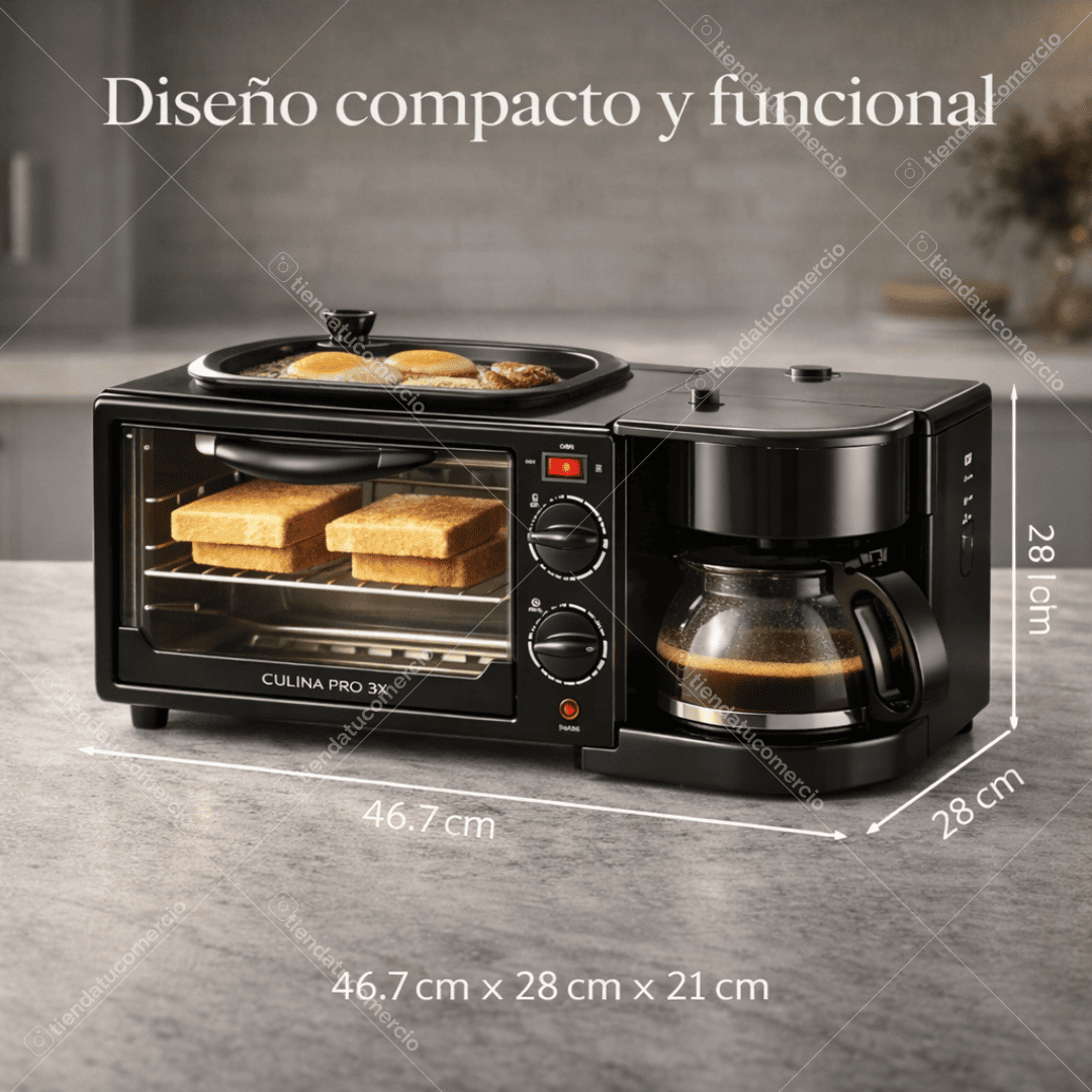 CULINA PRO 3X™ — Horno Inteligente Multifunción