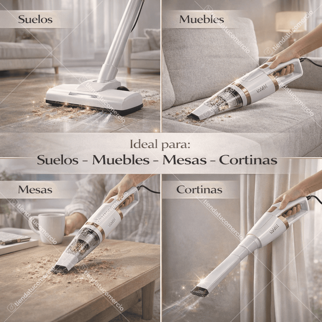 LUMINA VAC™ — Aspiradora Vertical Inteligente