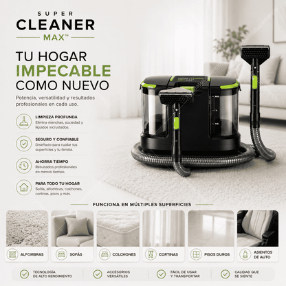 SUPER CLEANER MAX™ - Potente aspiradora 2 en 1