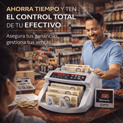 CASHMASTER PRO™ — Contadora Profesional Multimoneda 900/min
