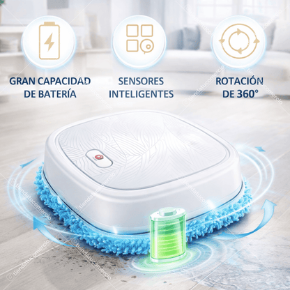 Robina PRO: Limpiadora inteligente Barre y Trapea + Mopa super absorbente