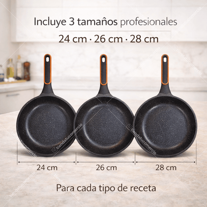 SWISSPRO™ — Set Premium Antiadherente x3