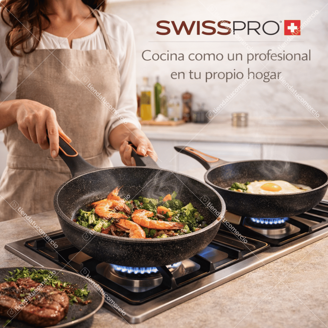SWISSPRO™ — Set Premium Antiadherente x3