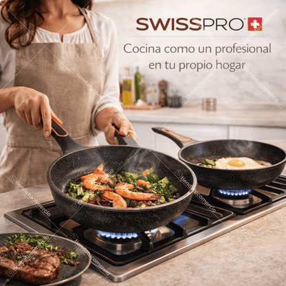 SWISSPRO™ — Set Premium Antiadherente x3