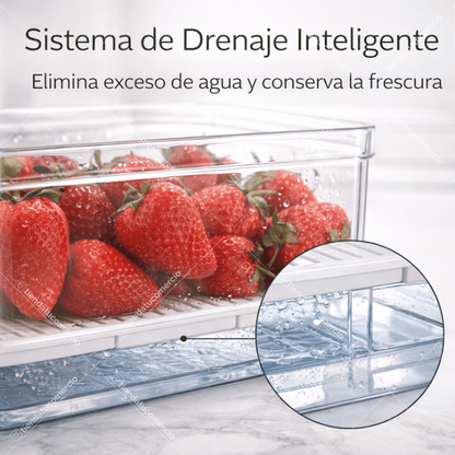 ORGANIX FRESH™ — Sistema de Organización con Drenaje inteligente x7