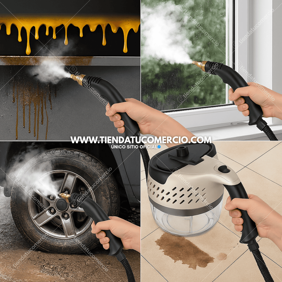 Super limpiador a vapor portatil