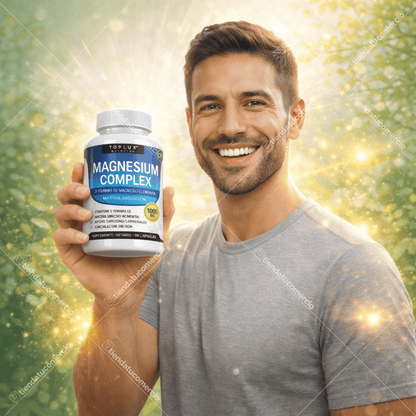 Magnesio Complex 8 Tipos | Energía, Descanso Profundo y Salud Muscular