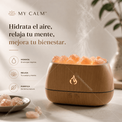 MY CALM ™ - Humidificador con piedras de sal