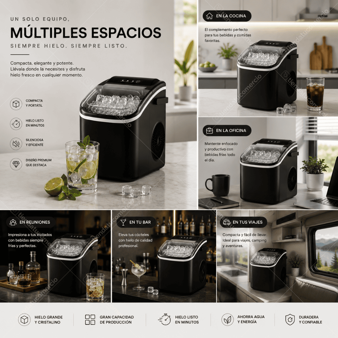 SUPER ICE MAKER™ - Maquina de hielo portatil