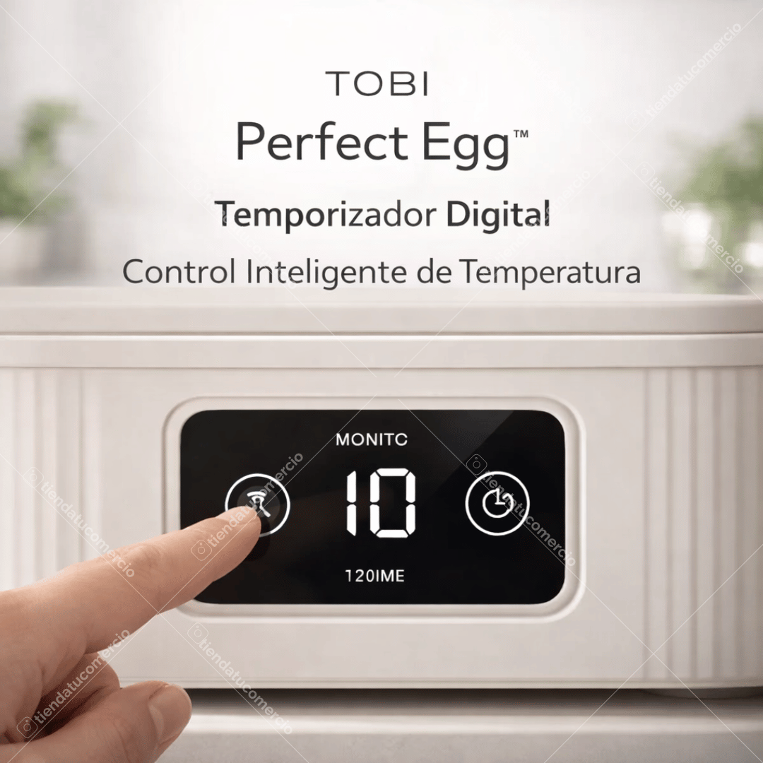 TOBI Perfect Egg™ - Cocedor Inteligente de Huevos