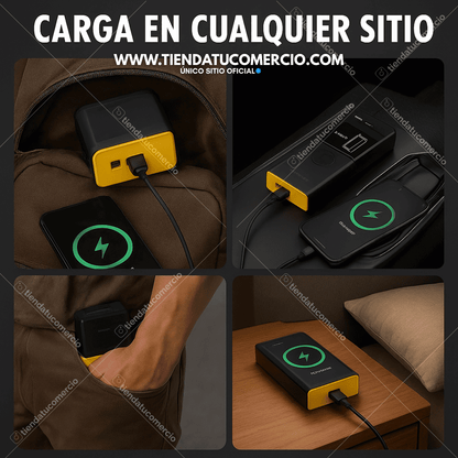 Kit Iniciador de Batería Multifuncional: 4 en 1