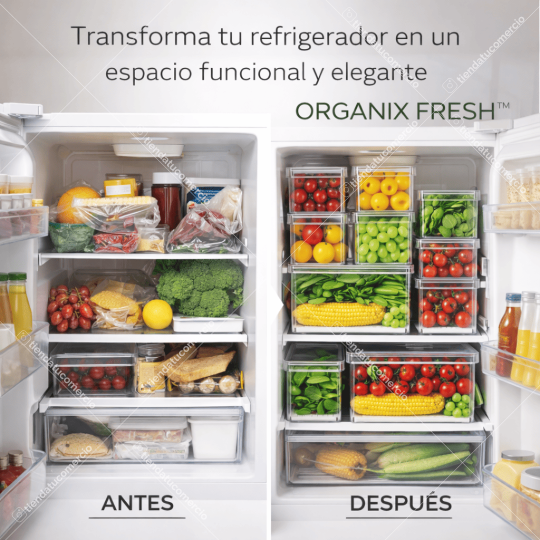 ORGANIX FRESH™ — Sistema de Organización con Drenaje inteligente x7