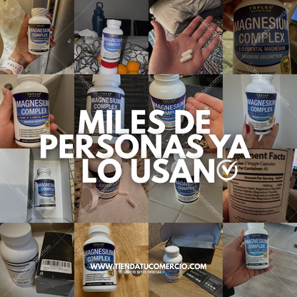 Magnesium Complex: magnesio 8 en 1 fórmula comprobada
