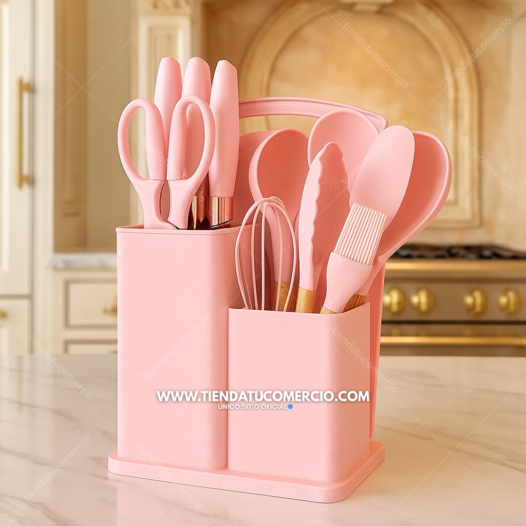 Set de 19 utensilios de cocina I calidad superior