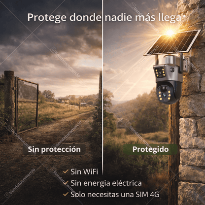 DUALVISION SOLAR™ — Cámara solar 4G Inteligente