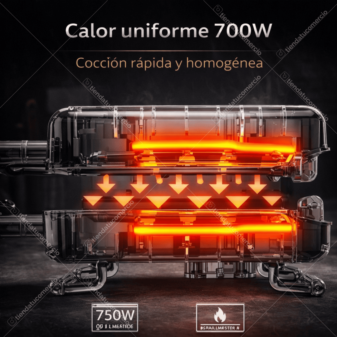 GRILLMASTER 4X™ — Sandwichera Multifunción Pro