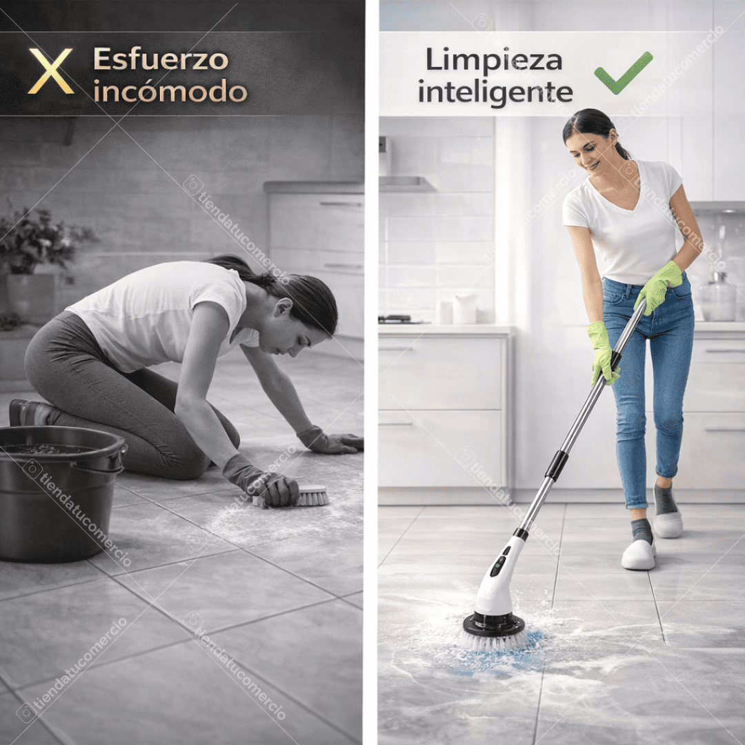 Cepillo limpiador extensible 9 en 1 Inalambrico