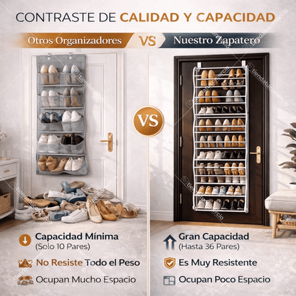 Zapatero Puerta/Pared capacidad 30-36 Pares