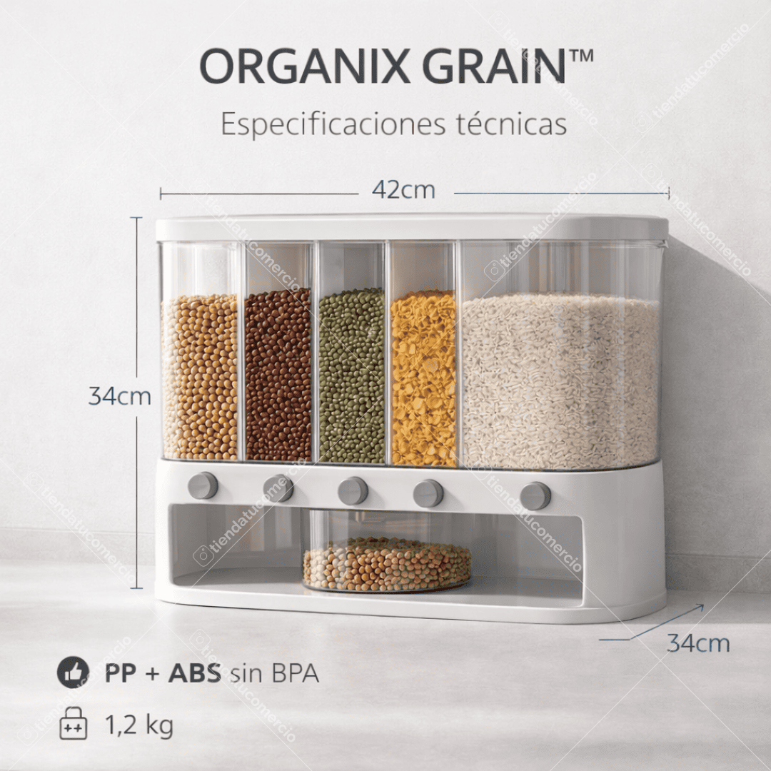 ORGANIX GRAIN™ — Sistema Modular de Almacenamiento