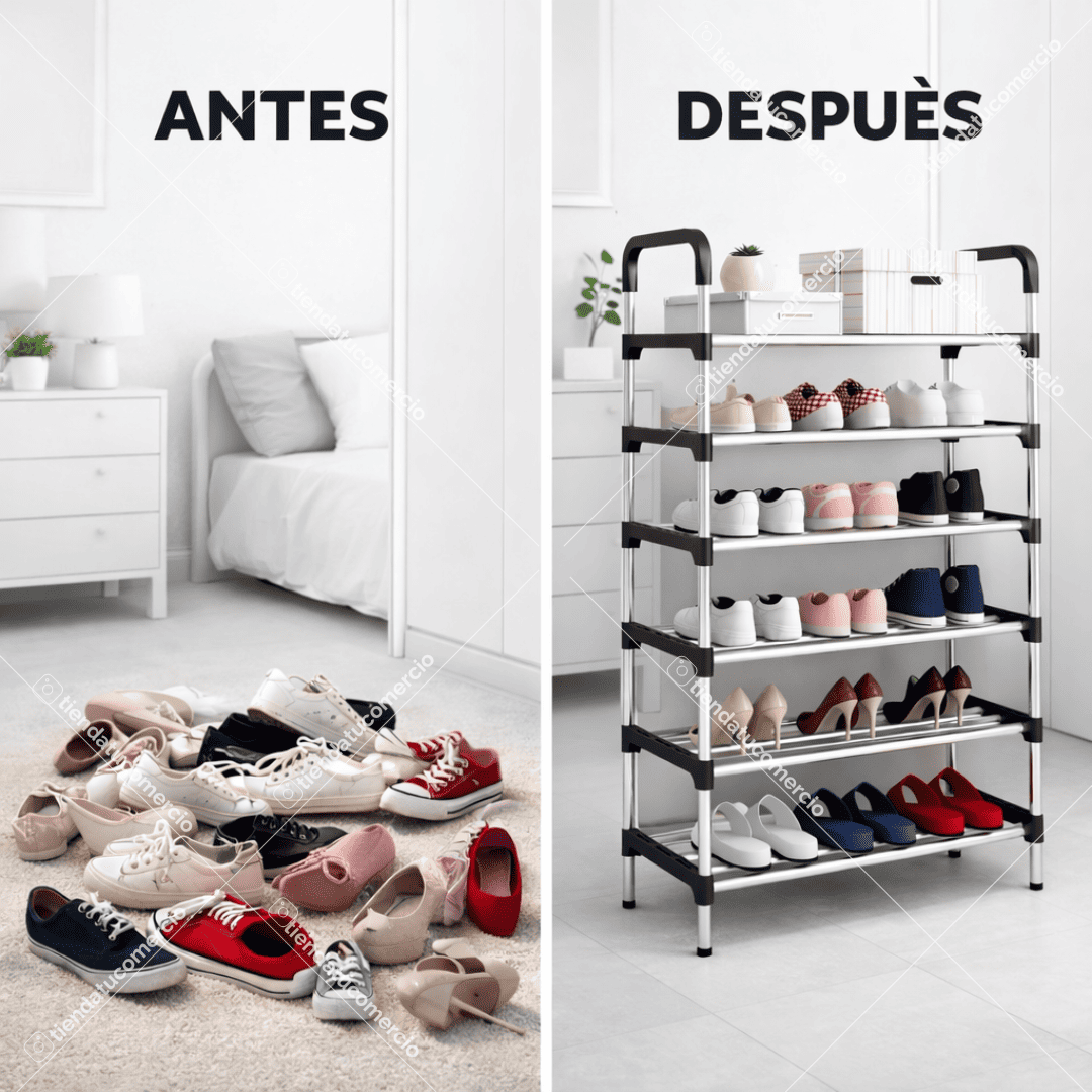 Zapatero RACK 6 niveles 20 pares + Envío Gratis