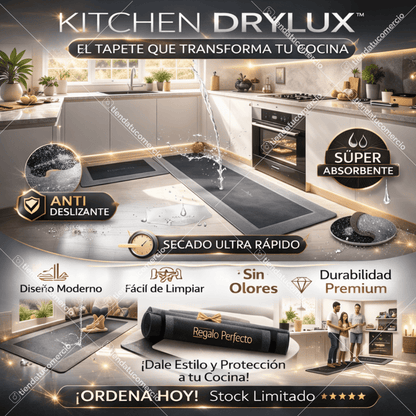 KITCHEN DRYLUX™ — Tapetes Ultra Absorbentes Antideslizantes