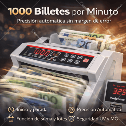 CASHMASTER PRO™ — Contadora Profesional Multimoneda 900/min