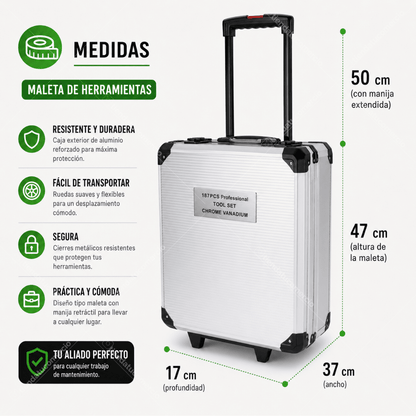 SUPER BAG™ - Maleta de herramientas +800 piezas