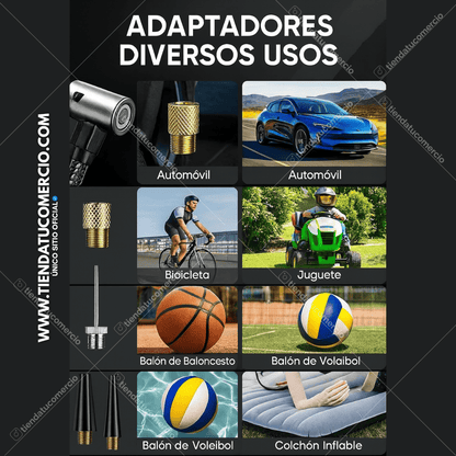 Kit Iniciador de Batería Multifuncional: 4 en 1