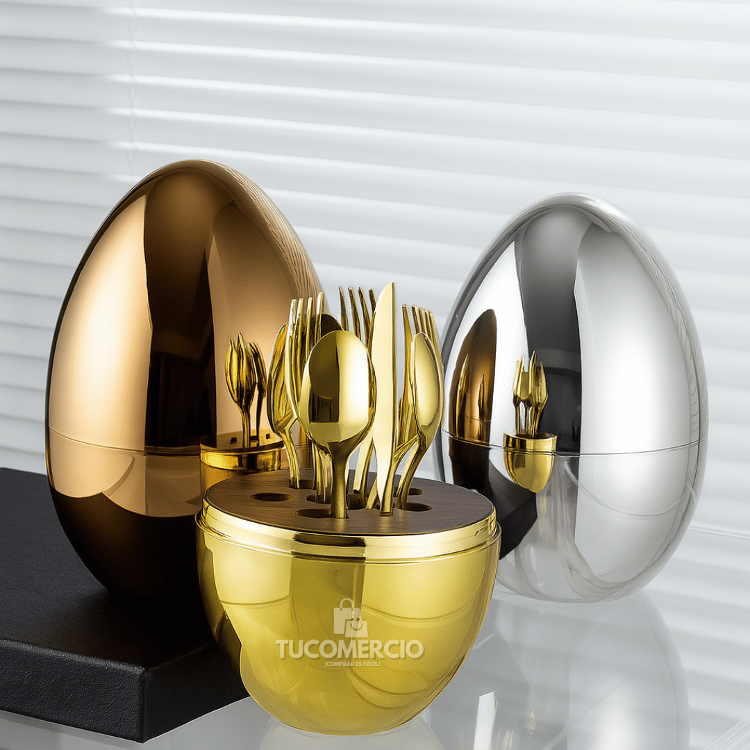 Set de cubiertos en Acero Inoxidable 24 PIEZAS