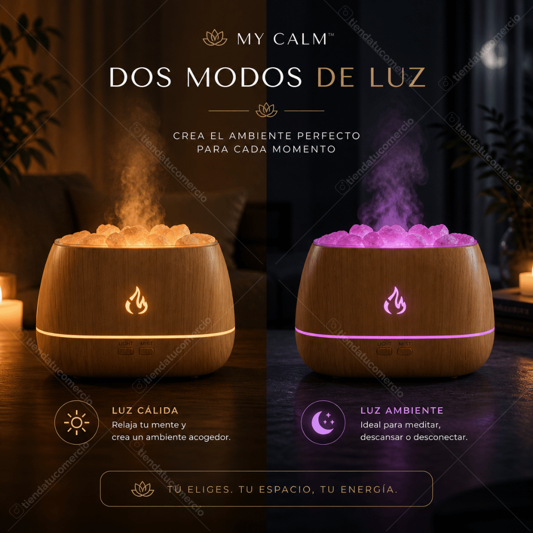 MY CALM ™ - Humidificador con piedras de sal