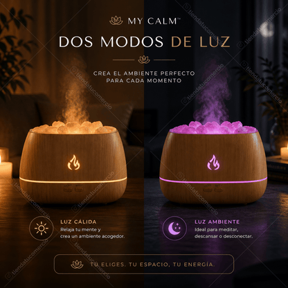 MY CALM ™ - Humidificador con piedras de sal
