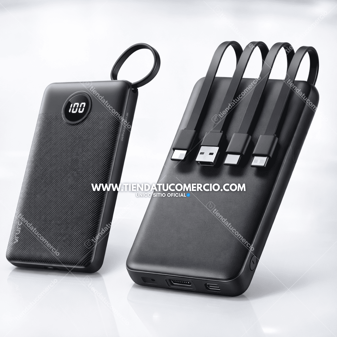 Super Power Bank 4 entradas full dispositivos