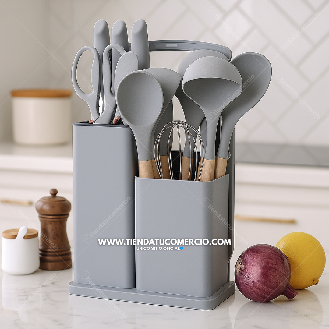 Set de 19 utensilios de cocina I calidad superior