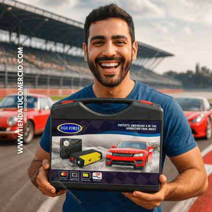 Kit Iniciador de Batería Multifuncional: 4 en 1