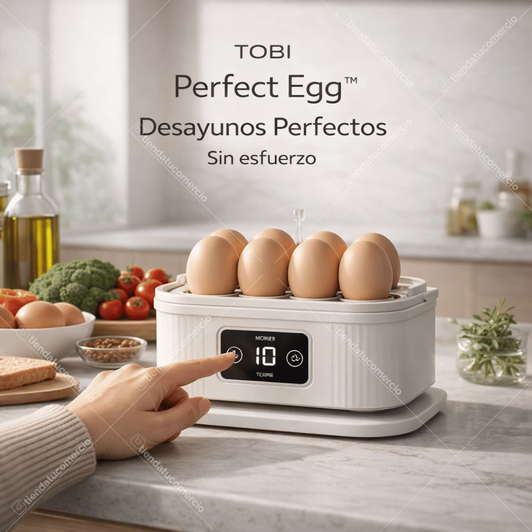 TOBI Perfect Egg™ - Cocedor Inteligente de Huevos