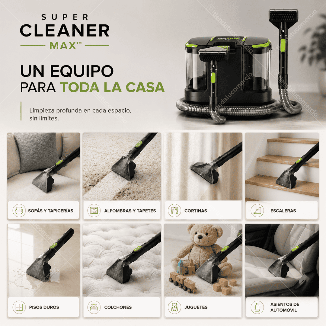 SUPER CLEANER MAX™ - Potente aspiradora 2 en 1