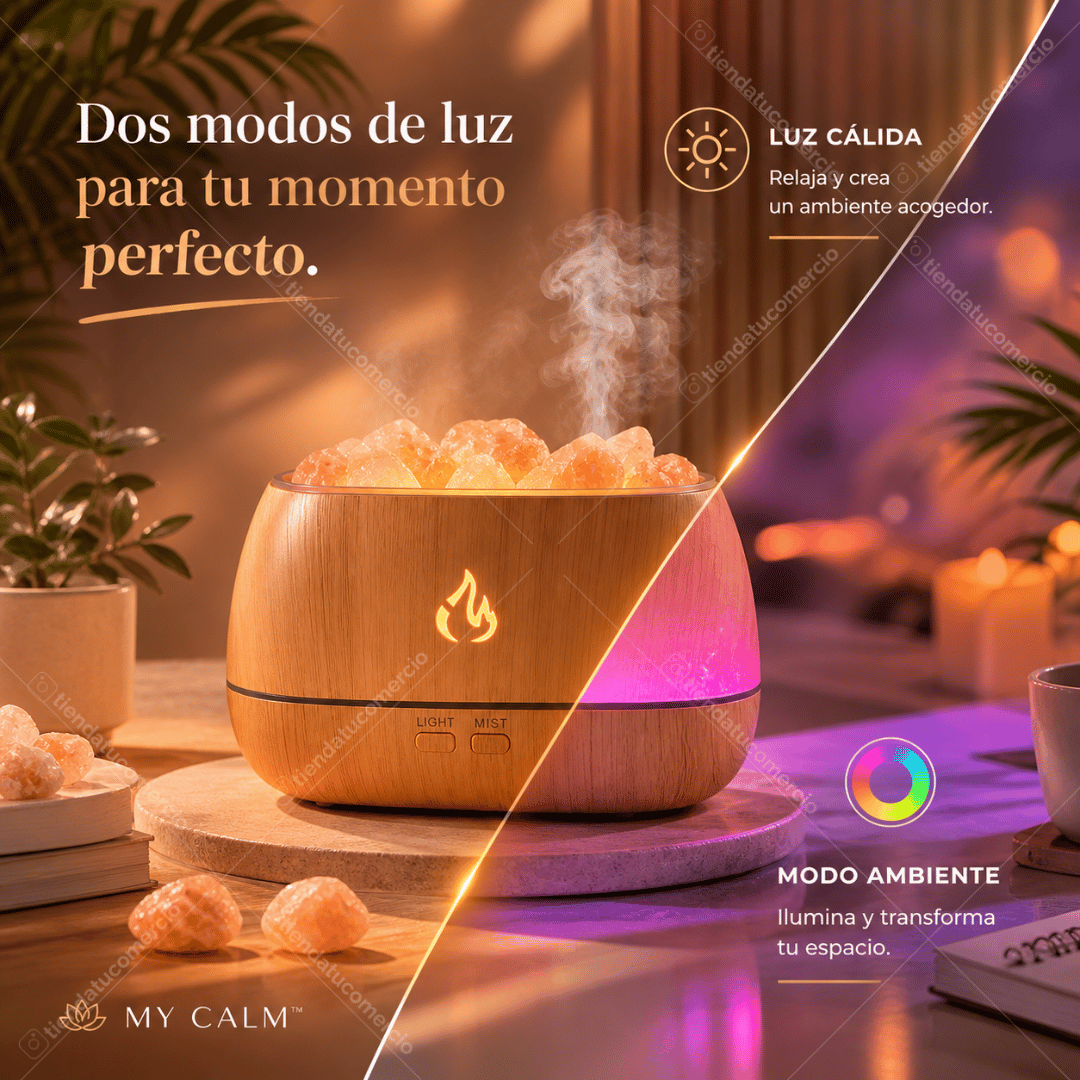 MY CALM ™ - Humidificador con piedras de sal