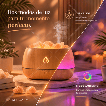 MY CALM ™ - Humidificador con piedras de sal