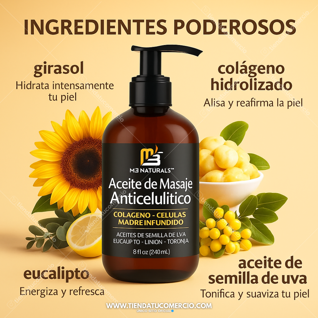 SuperOil: Gotas de Aceite con colágeno y células madre transformadoras 240ML