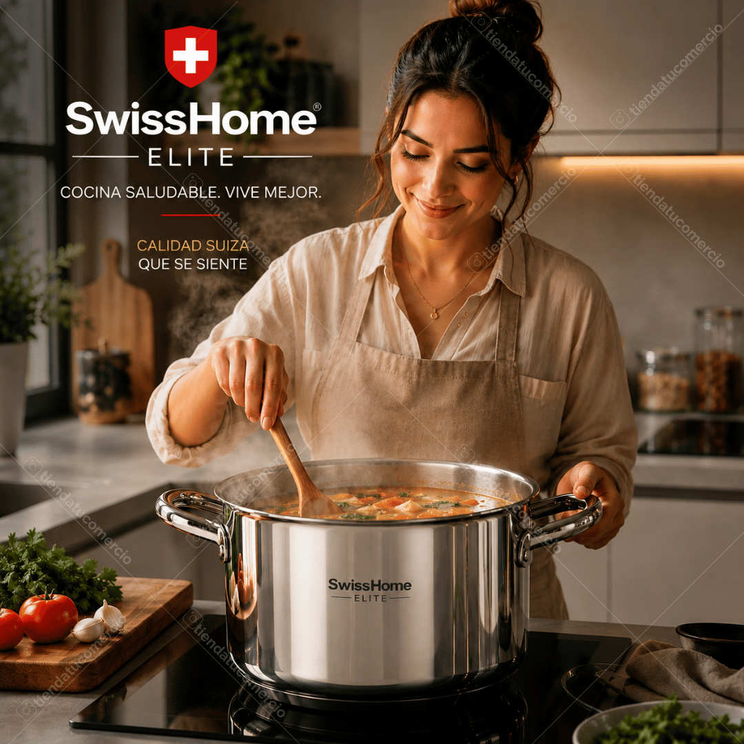 SWISSHOME ELITE™ — Juego de Ollas Acero Quirúrgico